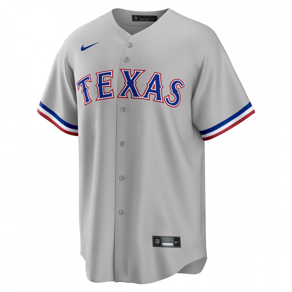 Texas Rangers Road Custom Replica Jersey - Gray-Pro Kit Vault | Brand New 26/27 Sports Jerseys